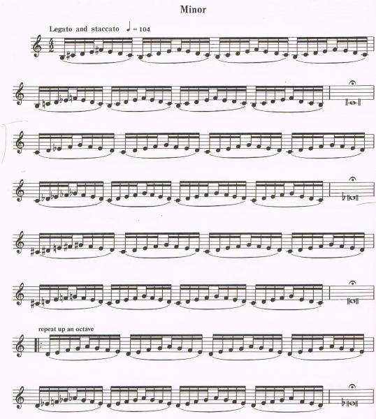 flute scales