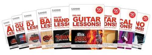 artistworks giftcards at namm