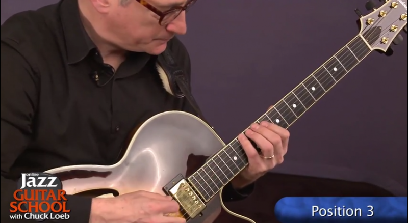 jazz guitar lesson position 3