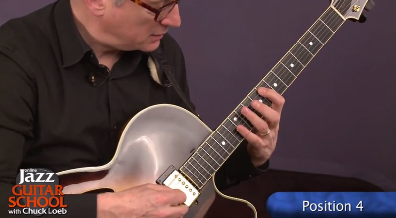 jazz guitar lesson position 4