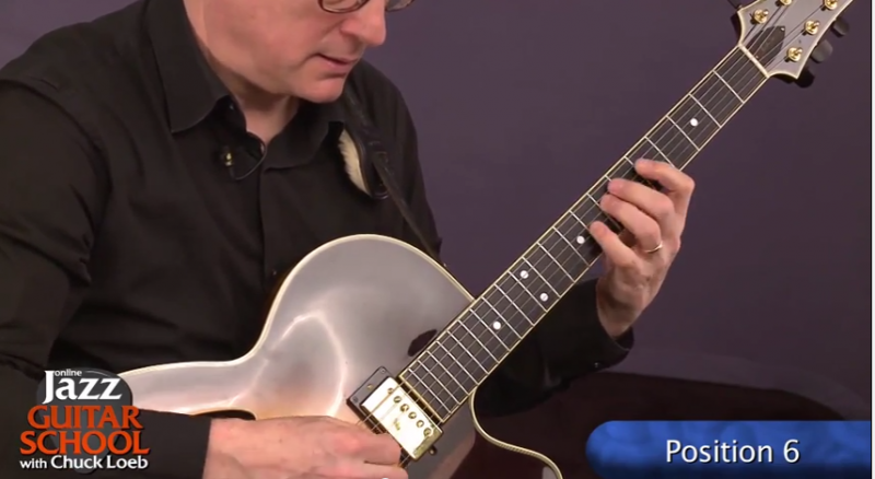 jazz guitar lesson position 6