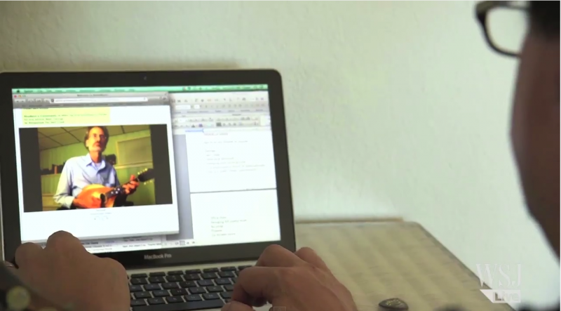 online learning at artistworks - mandolin instructor mike marshall