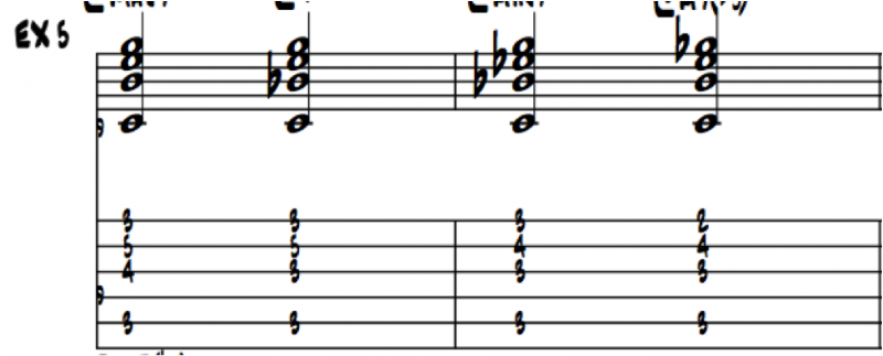 jazz guitar chords - exercise 5