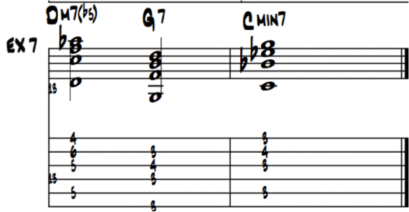 jazz guitar chords - exercise 7