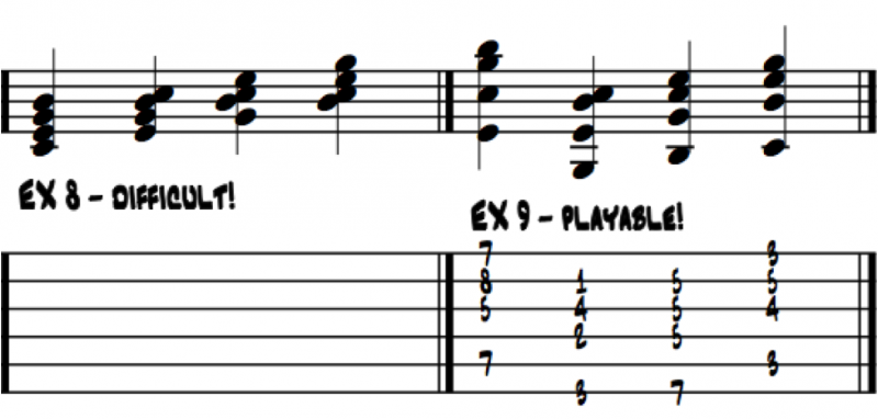jazz guitar chords - exercise 8