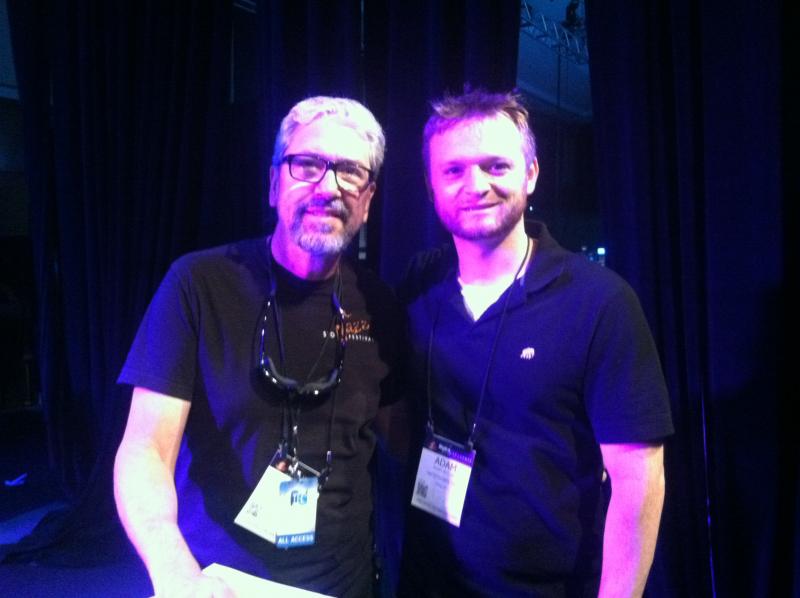 luis conte at NAMM