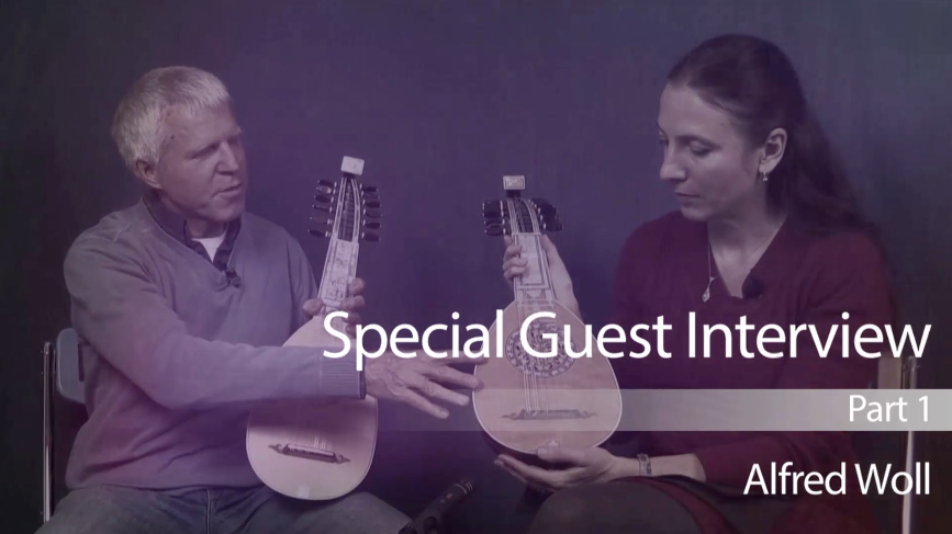 caterina lichtenberg talks mandolin with alfred woll