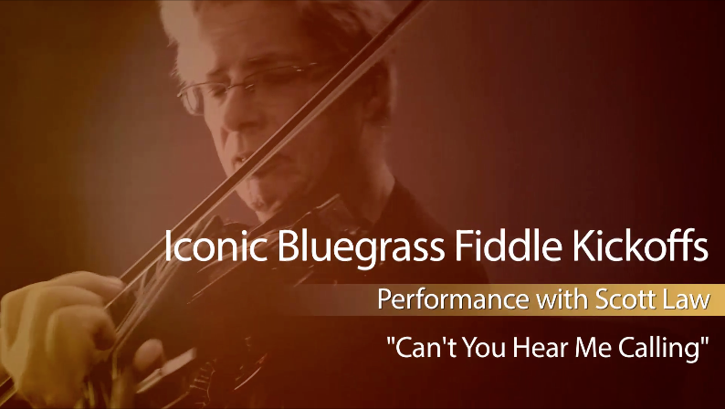 bluegrass fiddle kickoffs - can't you hear me calling