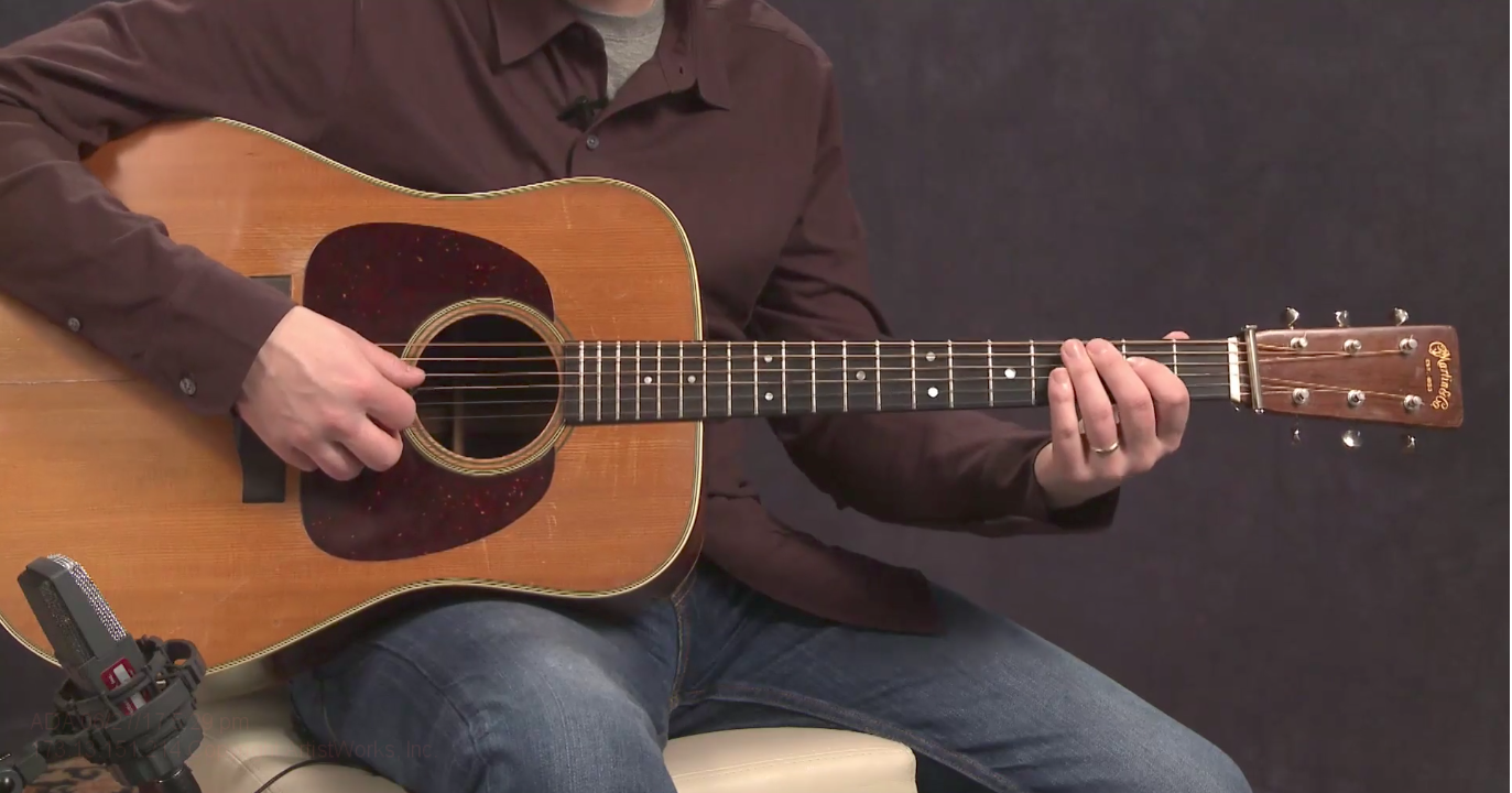 bluegrass guitar g run 