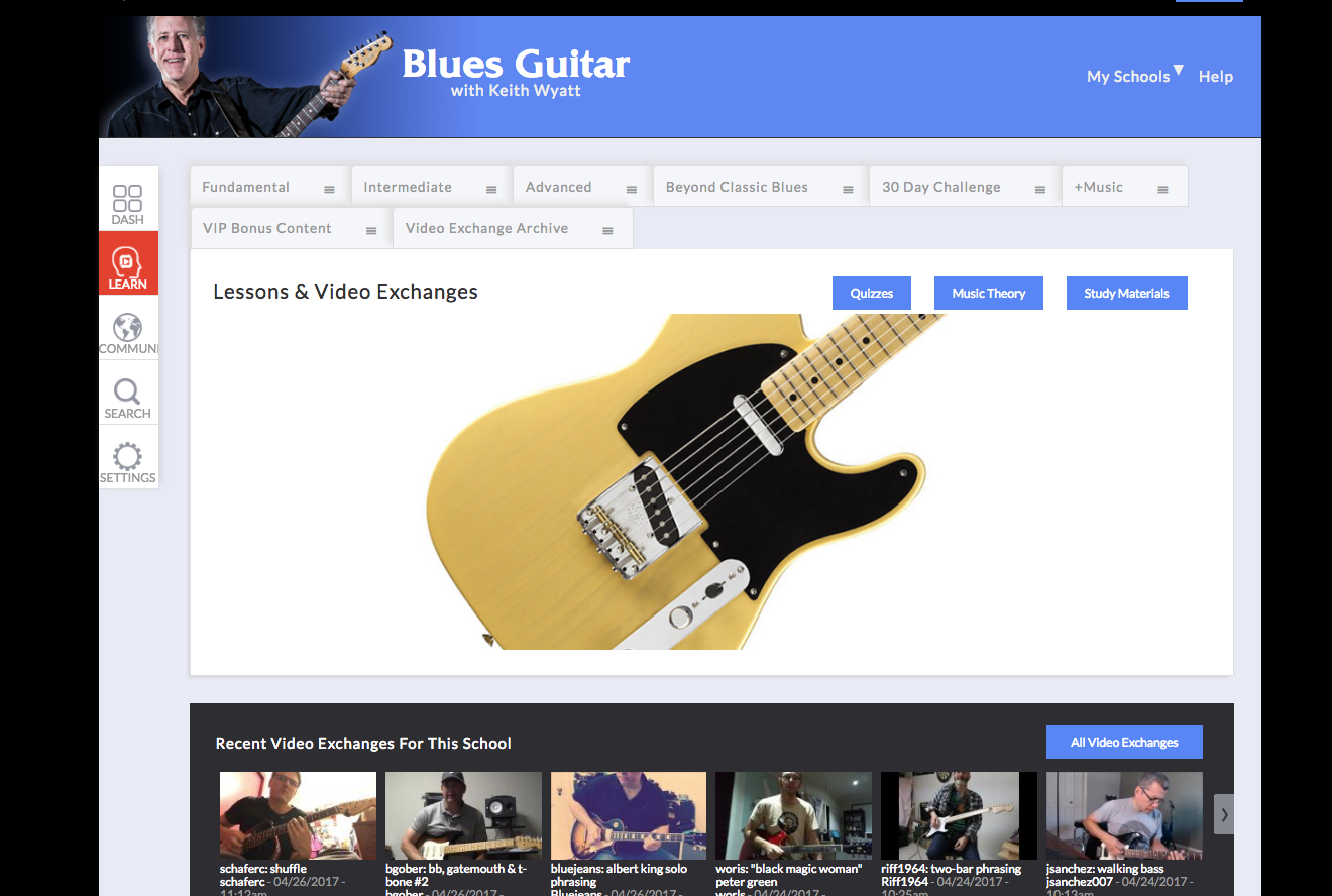 blues guitar lessons with keith wyatt