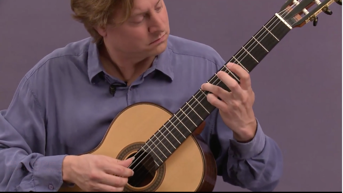 classical guitar lesson