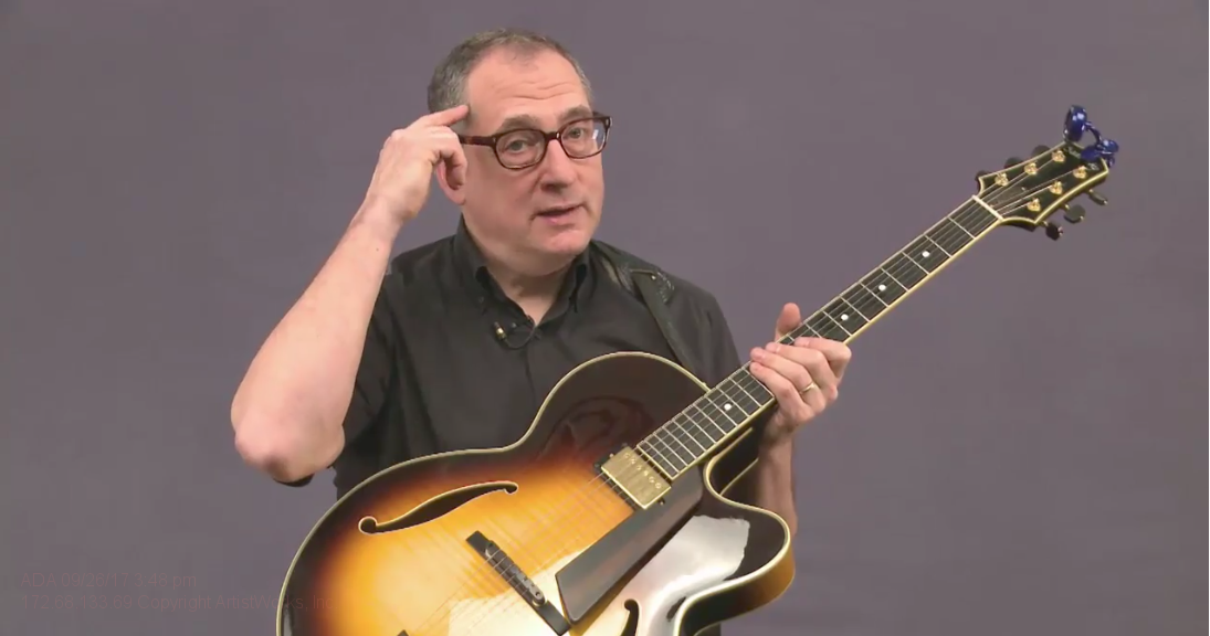 jazz guitar ear training lesson