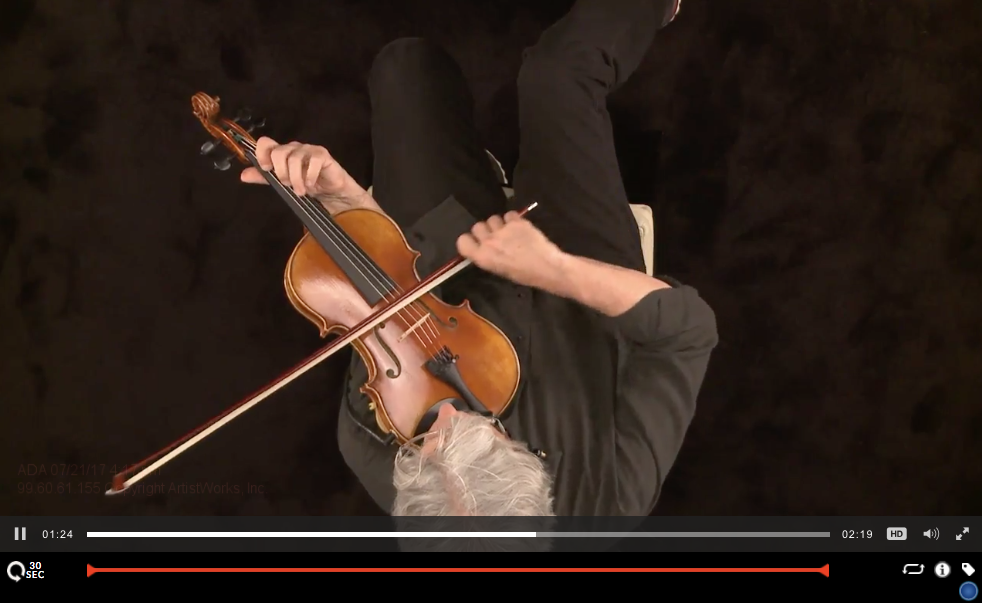 new fiddle lesson on double stops