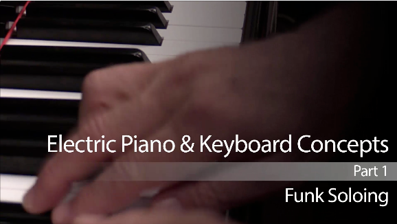 jazz keyboard lesson on funk soloing