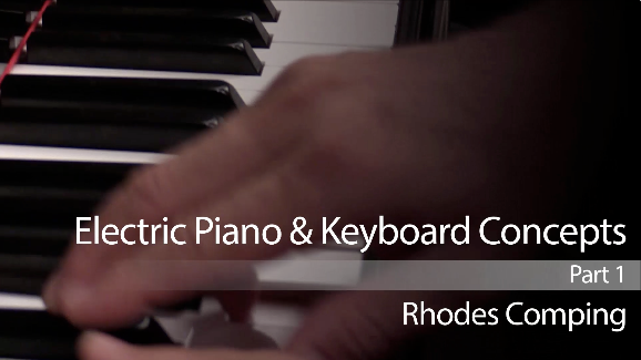 jazz keyboard lesson on rhodes comping