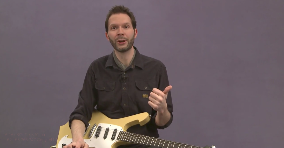 rock guitar tips