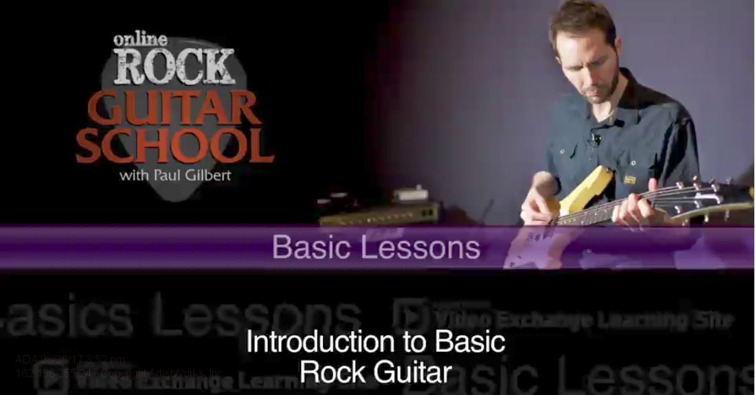 rock guitar tips