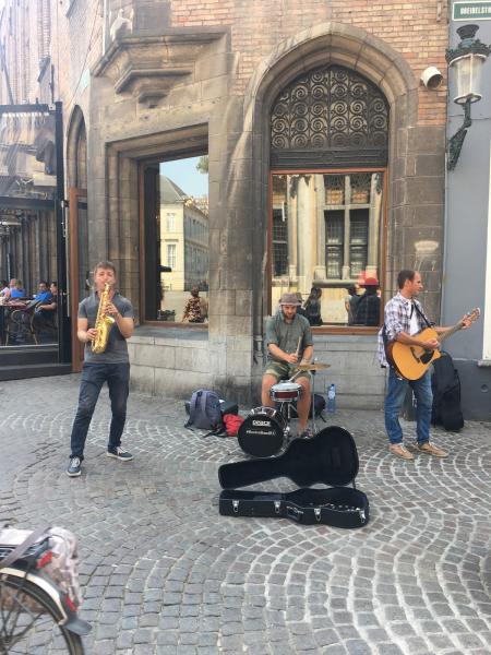 Brussels street music belgium