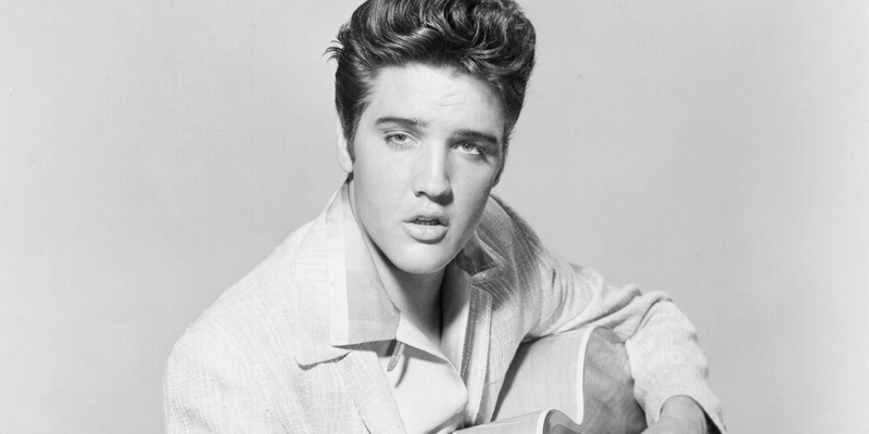 Elvis Presley and Daughter 
