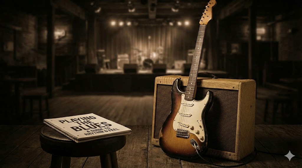 blues shuffle rhythm guitar